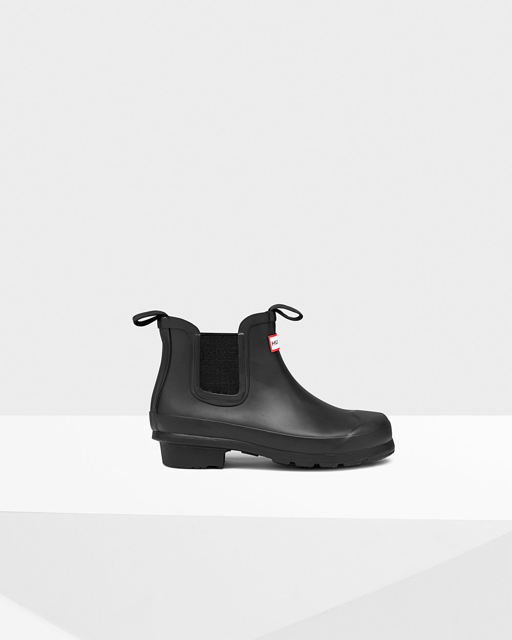 Kids Hunter Original Big | Chelsea Boots Black | NZ-48527-VDAS